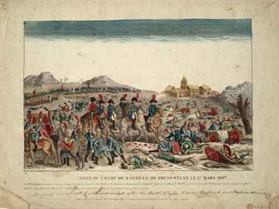 På slagfältet vid Eylau, 1807 av Unbekannt