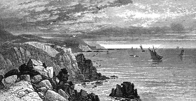 På Cornish Coast, 1900 av Unbekannt