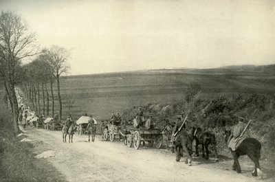 På väg till skyttegravarna, 1919. av Unbekannt