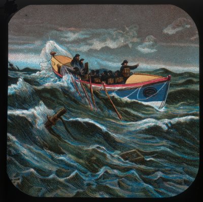 På väg till vraket, c1900. av Unbekannt