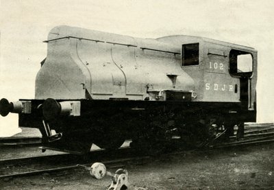 En av de två väktarväxlingsmotorerna som växlar från Colliery Sidings vid Radstock, c1930. av Unbekannt