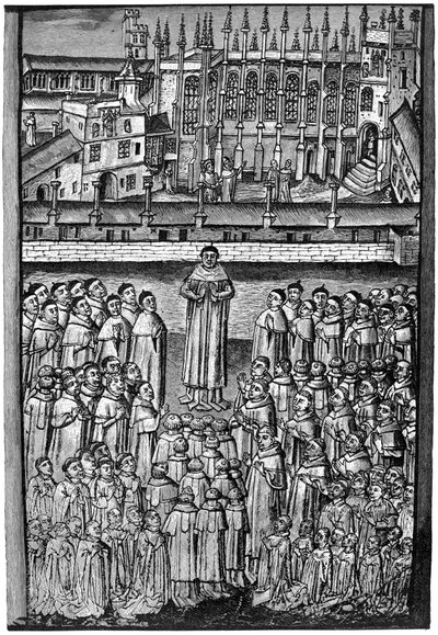 Hundra kontorister, New College, Oxford, c1453, 1892 av Unbekannt