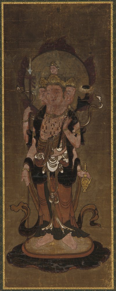 En av de tolv deva: Bonten Brahma, sent 1400-tidigt 1500-tal. av Unbekannt