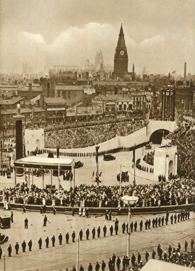 Invigning av Mersey-tunneln, Liverpool, 18 juli 1934, 1935. av Unbekannt