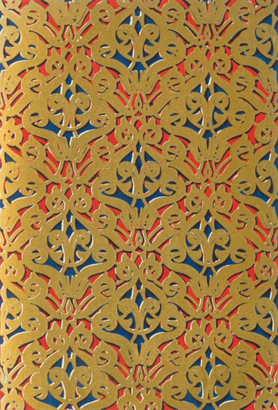Prydnad i dörröppningen vid ingången till Ventana, Hall of the Two Sisters, 1907. av Unbekannt
