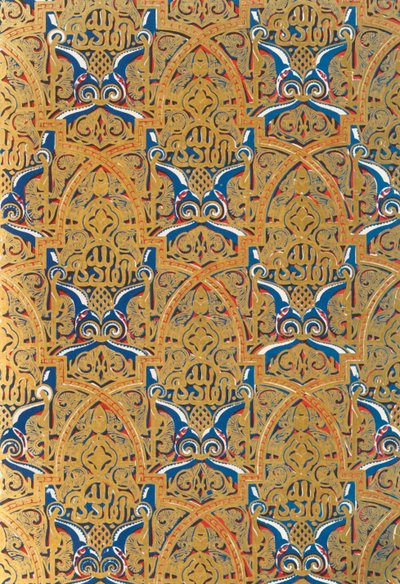 Prydnad i paneler på väggarna, Hall of the Ambassadors, 1907. av Unbekannt