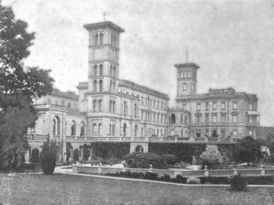 Osborne House vid tiden för Victoria, 1901. av Unbekannt