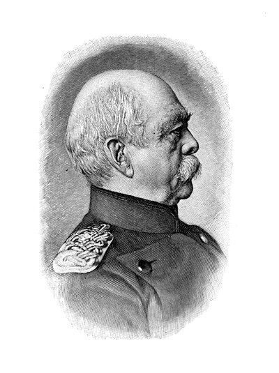 Otto von Bismarck, tysk statsman, 1885 av Unbekannt