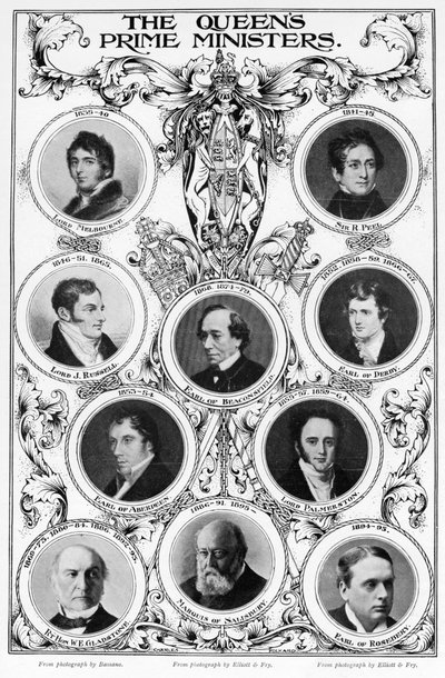 Drottning Victorias premiärministrar, 1901. av Unbekannt
