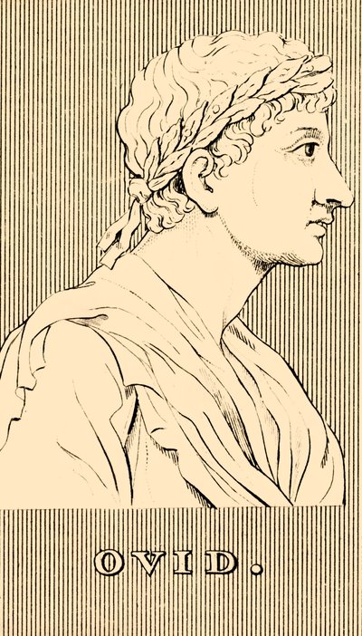 Ovidius, 43 f.Kr. - c18 e.Kr., 1830. av Unbekannt