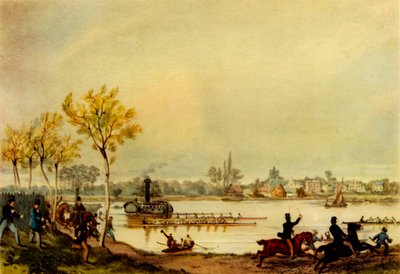 "Oxford and Cambridge Boat Race", 1800-talet, 1941. av Unbekannt