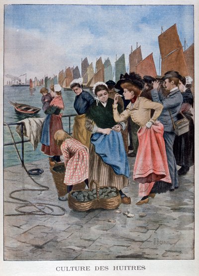 Ostronförsäljare, 1902 av Unbekannt