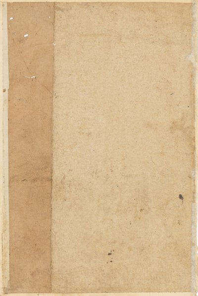 Sida från Tales of a Parrot Tuti-nama: tom sida, ca. 1560. av Unbekannt