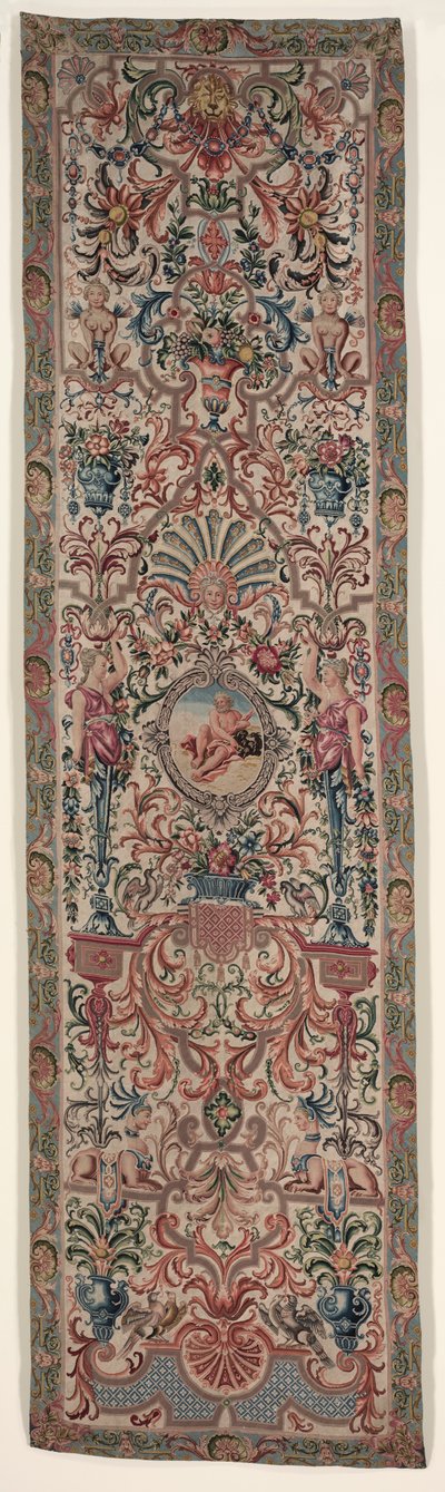 Ett par handarbeten sänghängningar, ca. 1690. av Unbekannt