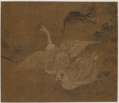 Ett par tamgäss, möjligen Mingdynastin, 1368-1644. av Unbekannt
