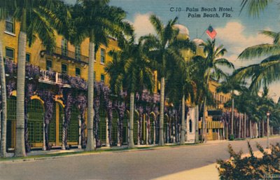 Palm Beach Hotel, Palm Beach, Florida, c1940-talet av Unbekannt