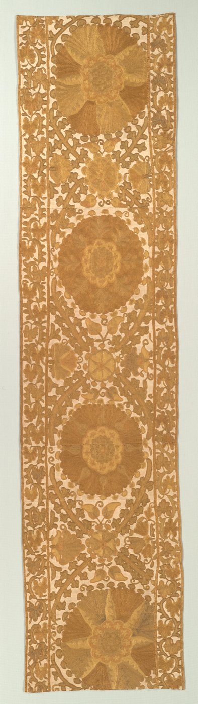 Panel, troligen från en gardin, 1800-talet. av Unbekannt