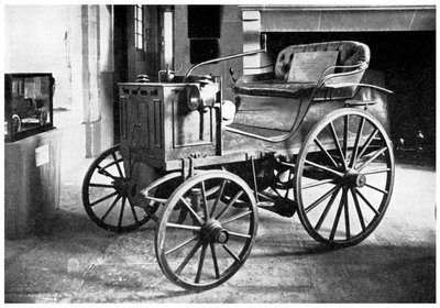 Panhard och Levassors bensindriven bil, 1892 1956 av Unbekannt