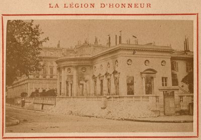 Paris kommun (1871): utsikt över Palais de la Legion d