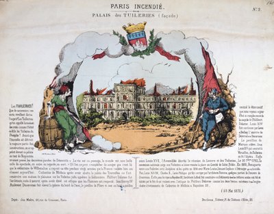 Paris brand, 1871 av Unbekannt