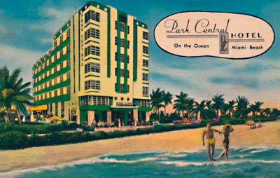 Park Central Hotel - On the Ocean, Miami Beach, c1940-talet av Unbekannt