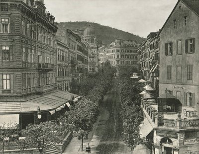 Parkstrasse, Carlsbad, Tjeckoslovakien, 1895. av Unbekannt