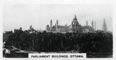 Parlamentsbyggnader, Ottawa, Kanada, c1920-talet av Unbekannt