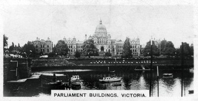 Parlamentsbyggnader, Victoria, British Columbia, Kanada, c1920-talet av Unbekannt