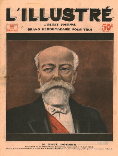 Paul Doumer, Frankrikes president, mördades den 6 maj 1932. av Unbekannt