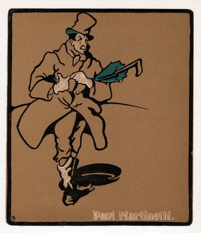 Paul Martinetti, amerikansk musikhallsstjärna, sent 1800-tal av Unbekannt