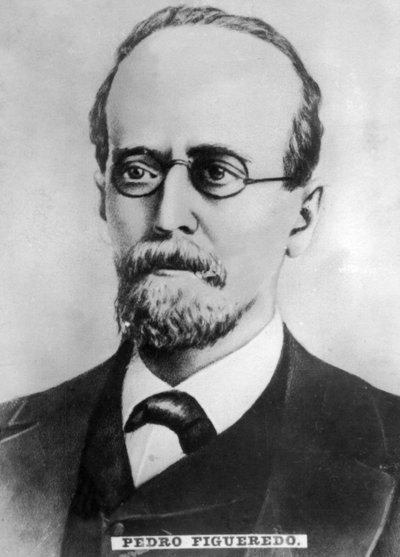 Pedro Felipe Figueredo 1818-1870, kubansk poet, musiker och frihetskämpe, c1910 av Unbekannt