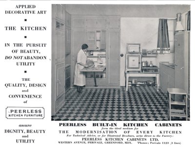 Peerless inbyggda köksskåp, 1935 av Unbekannt