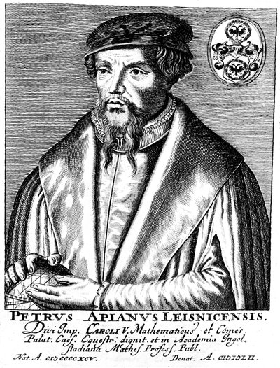 Peter Apian 1495-1552, tysk geograf, matematiker och astronom av Unbekannt