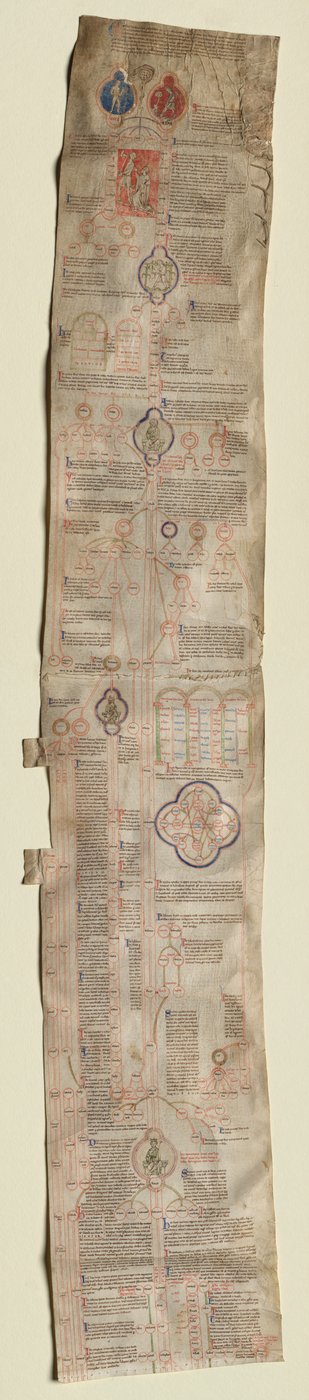 Peter av Poitiers Compendium of Historiae in Genealogia Christi pair, ca. 1220 av Unbekannt