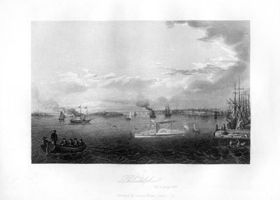 Philadelphia, 1855 av Unbekannt