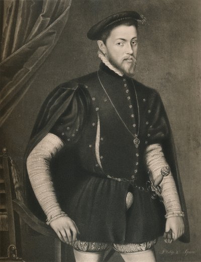 Filip II av Spanien, c1500-talet, 1904 av Unbekannt