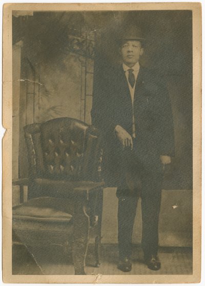 Fotografera porträtt av Samuel Grant, före 1926. av Unbekannt