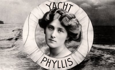 Phyllis Dare 1890-1975, engelsk skådespelerska, 1907 av Unbekannt