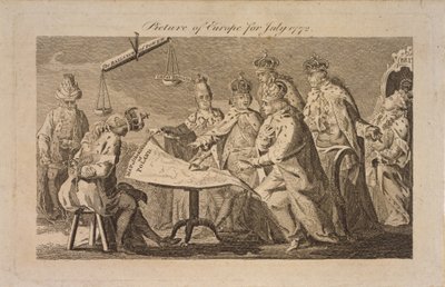 Bild av Europa för juli 1772, 1772 av Unbekannt