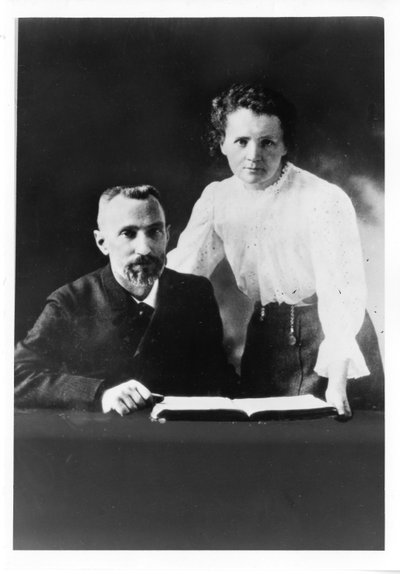 Pierre Curie 1859-1906 och Marie Sklodowska Curie 1867-1934 av Unbekannt