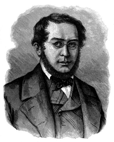 Pierre Joseph Proudhon, fransk socialist-anarkist och journalist från 1800-talet av Unbekannt
