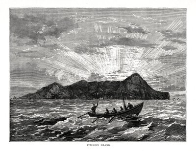 Pitcairn Island, Stilla havet, 1877 av Unbekannt