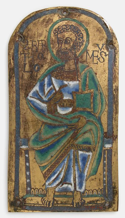 Platta av St. Bartolomeus, nedre rheniska eller saxiska, mitten av 1100-talet. av Unbekannt