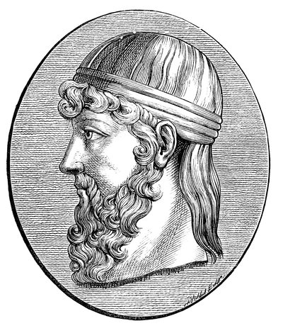 Platon c428-c348 f.Kr., antik grekisk filosof av Unbekannt