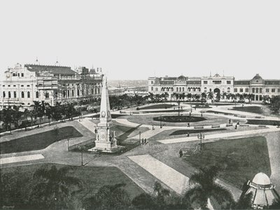 Victory Square, Buenos Aires, Argentina, 1895. av Unbekannt