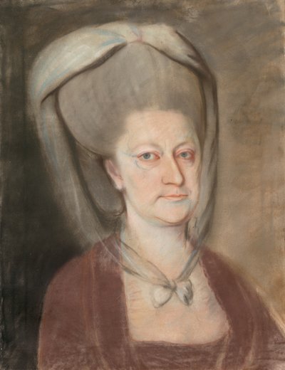 Porträtt av grevinnan Anna Maria Eszerhazy, f. Erdödy av Unbekannt