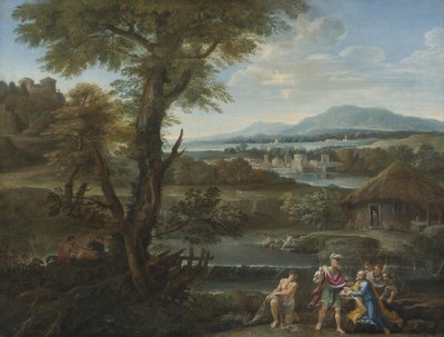 Polykrates hittar sin ring i fisken, 1600-talet av Unbekannt