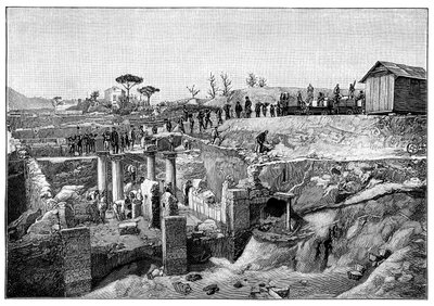 Pompeji, Italien, 1900 av Unbekannt