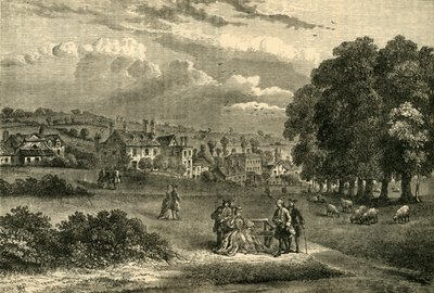 Pond Street, Hampstead, 1750, c1876. av Unbekannt