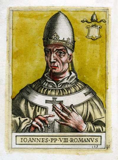 Påven Johannes VIII av Unbekannt